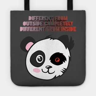 Different from outside completely different from inside Tote