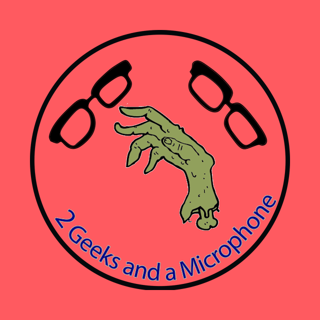 2 Geeks and a Microphone Horror Logo by 2geeks