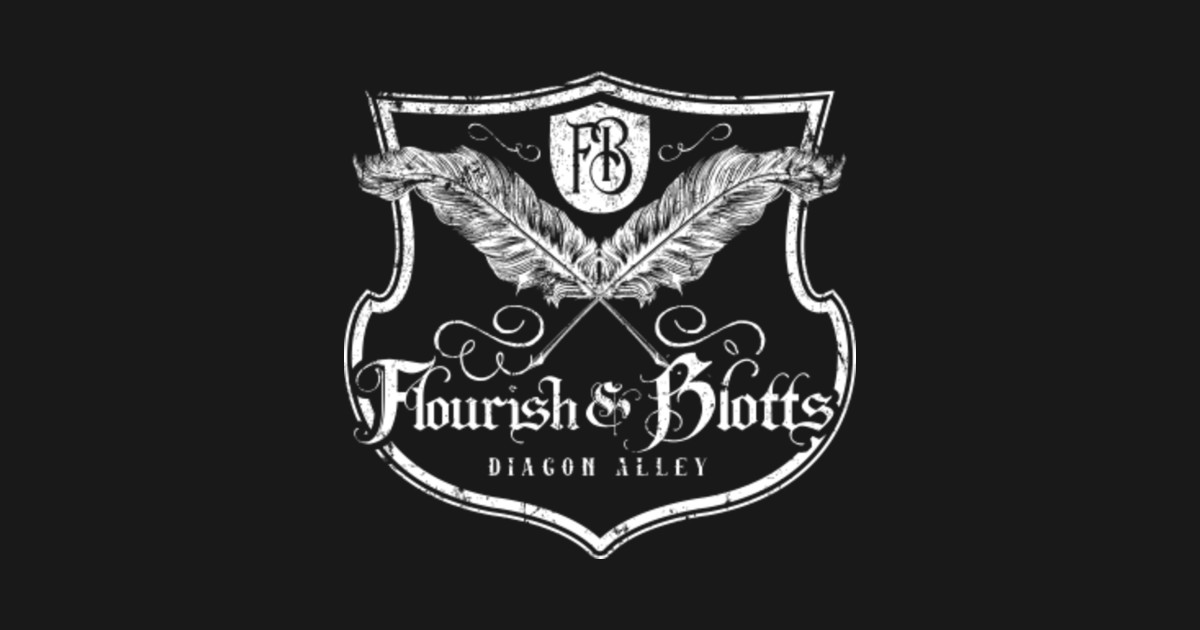 Flourish and Blotts - Harry Potter - T-Shirt | TeePublic