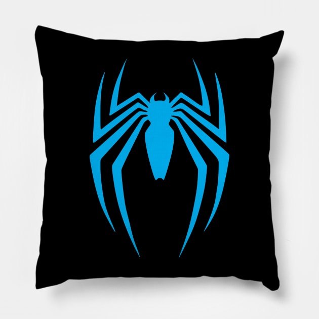 Spidy logo Pillow by Aestcoart