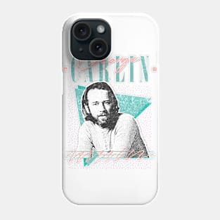 George Carlin / Vintage Style Fan Art Design Phone Case