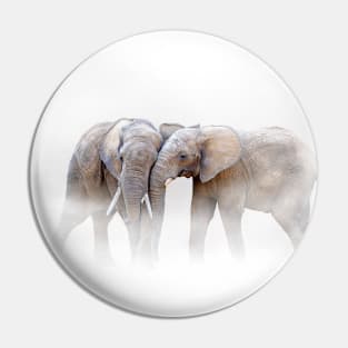 Elephant Animal Wildlife Jungle Nature Africa Adventure Discovery Digital Painting Pin