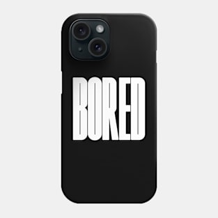 Bored logo typography design Phone Case