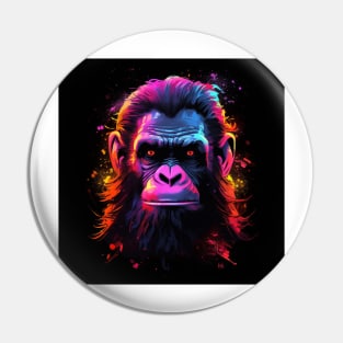 Apes Together Strong Neon Pop Art 4 Pin