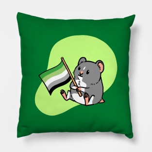 Hamster Pride Aromantic Pillow