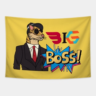 BIG TIGER BOSS POP ART STYLE DESIGN Tapestry