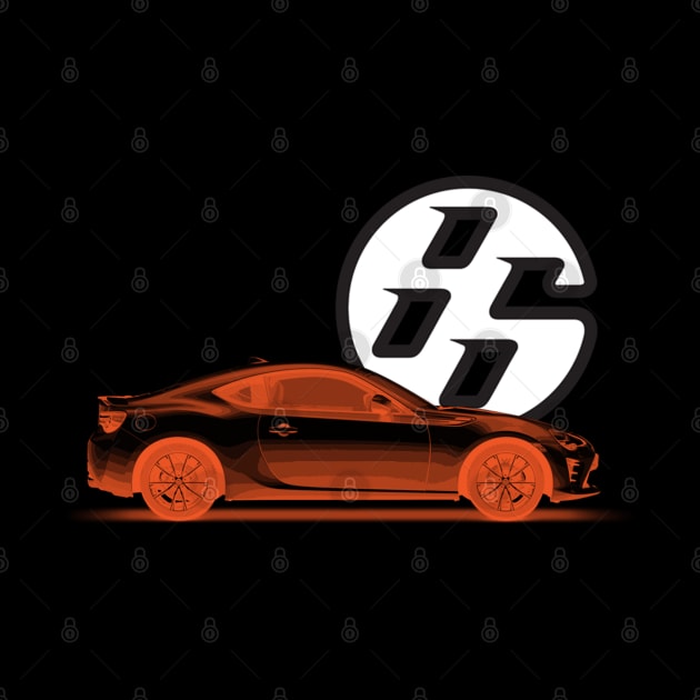 GT86 Body Black Orange by CharlieCreator