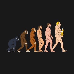 Evolution Of Drunkard T-Shirt