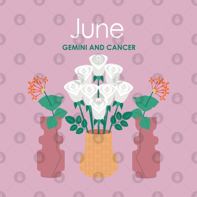 June Birth Flowers by LjM