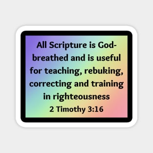 Bible Verse 2 Timothy 3:16 Magnet