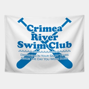 Crimea River Swim Club blue Tapestry