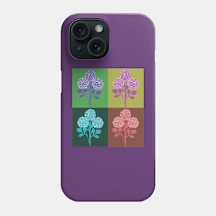 Color block Dahlia Phone Case