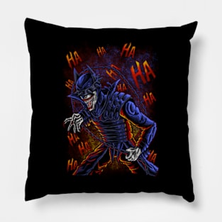 Laugh dark art Pillow