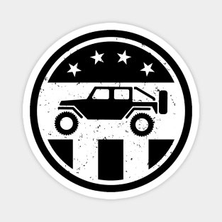 Patriotic Off Road 4wd Logo Magnet