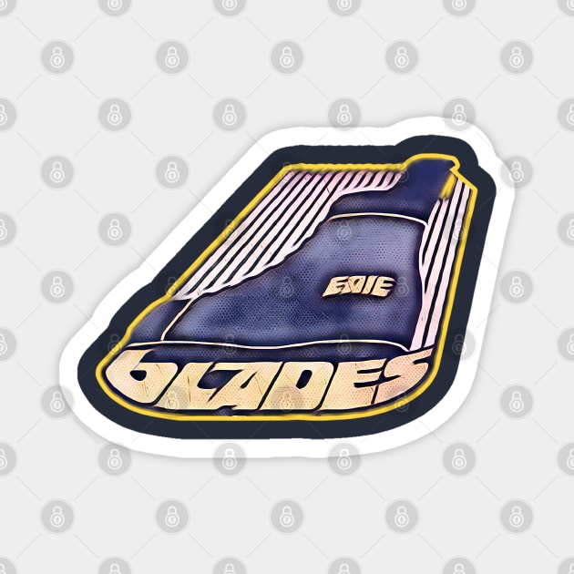 Erie Golden Blades Hockey Magnet by Kitta’s Shop