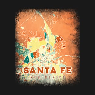 Santa Fe New Mexico US map T-Shirt