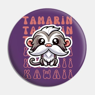 Kawaii Tamarin Pin