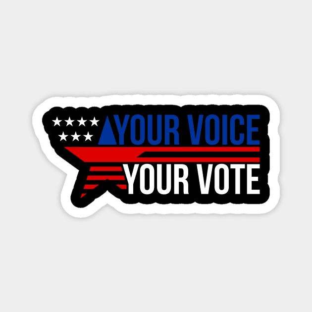 Your voice your vote Magnet by guyfawkes.art