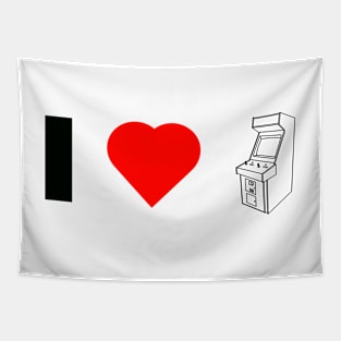 I 'Heart' Arcades Tapestry