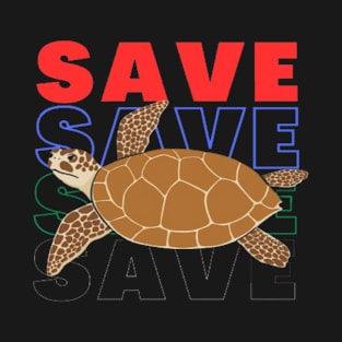 Save Hawksbill Turtle T-Shirt