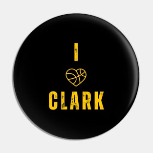 I love Clark Jersey yellow Pin