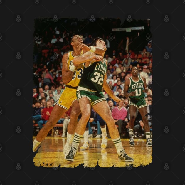 Kareem Abdul Jabbar vs Kevin McHale by Wendyshopart