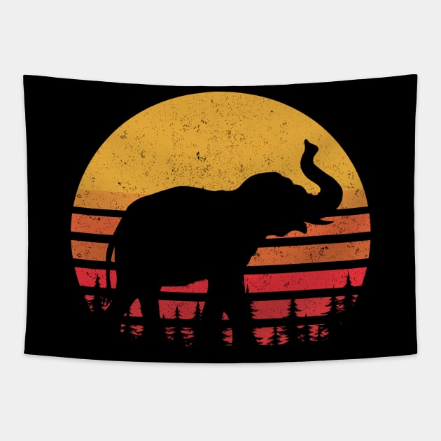 Vintage Elephant Tapestry by LotusTee