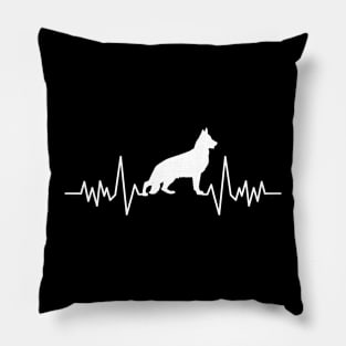 German Shepherd Heartbeat Pillow