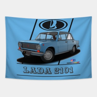 Lada 2101 1970 Blue Tapestry