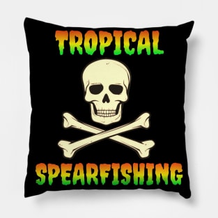 Spearfishing tropical Islands Pillow