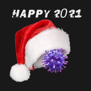 COVID SANTA Happy new Year 2021 T-Shirt