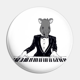 Pianist Who has been turned into a tapir Pin