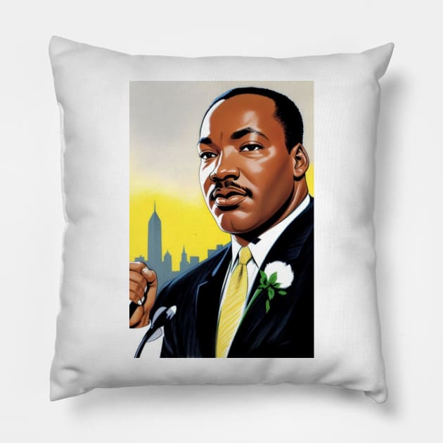 MLK JR 3 Pillow by truthtopower