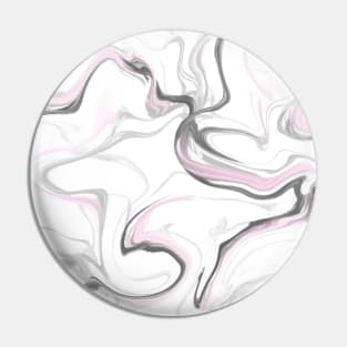 Pink and Gray Marble Art Pin