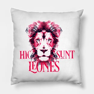 Hic Sunt Leones Pillow