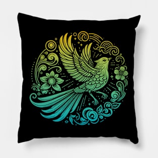 Legendary bird ancient creatures Pillow