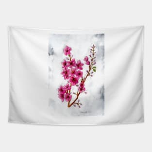 Cherry blossom branch Tapestry