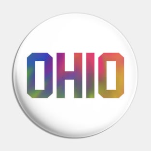 Ohio TieDye Jersey Letter Pin