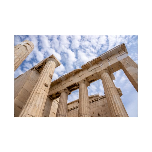 Stone pillars of the Acropolis, Athens. by sma1050