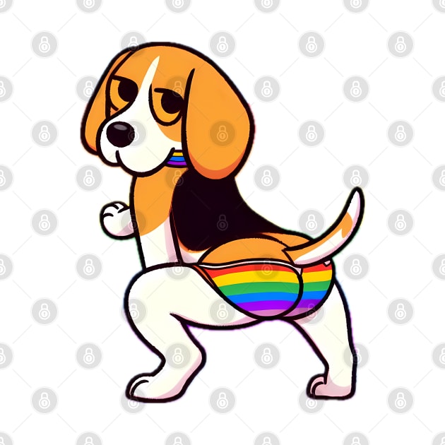 Twerking Beagle by UnleashedCreationz