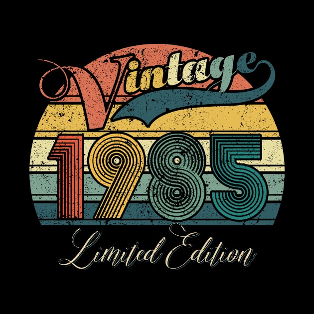 Vintage 1985 Limited Edition Gift 36th Birthday by tabaojohnny