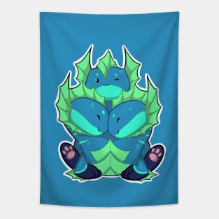 Cute Hydra Tapestry