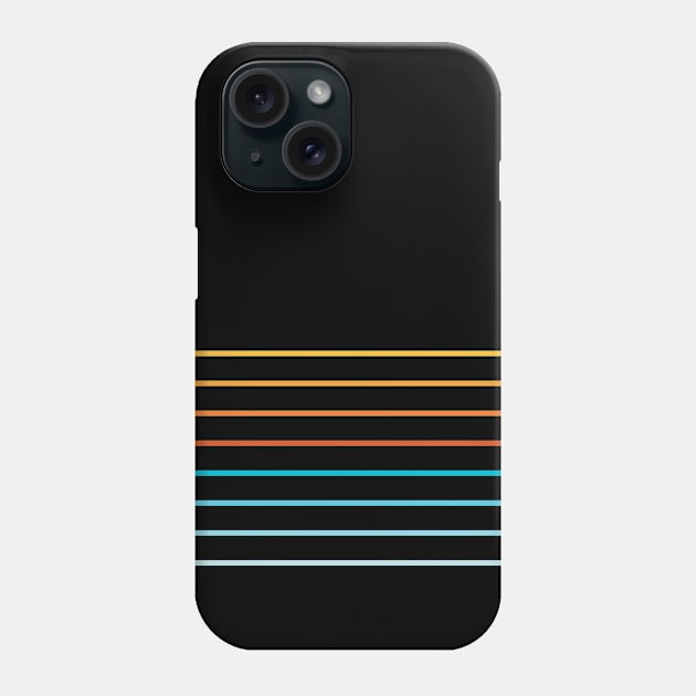 SUNSET GRID Phone Case by encip