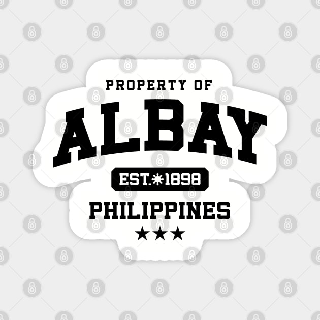 Albay - Property of the Philippines Shirt Magnet by pinoytee