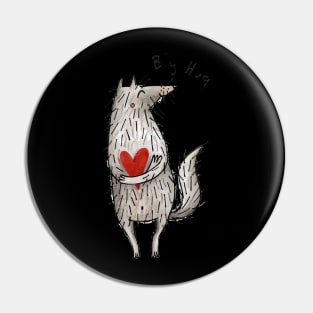 Big Hug - Little Wolf With A Big Heart  RBSTAYCAY Pin