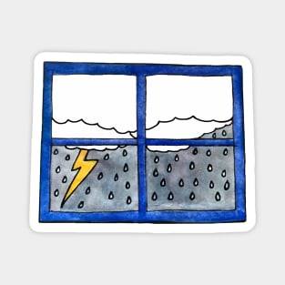 Rainy Days Magnet