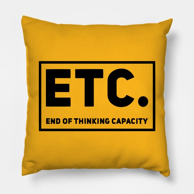 ETC. Pillow by Afe