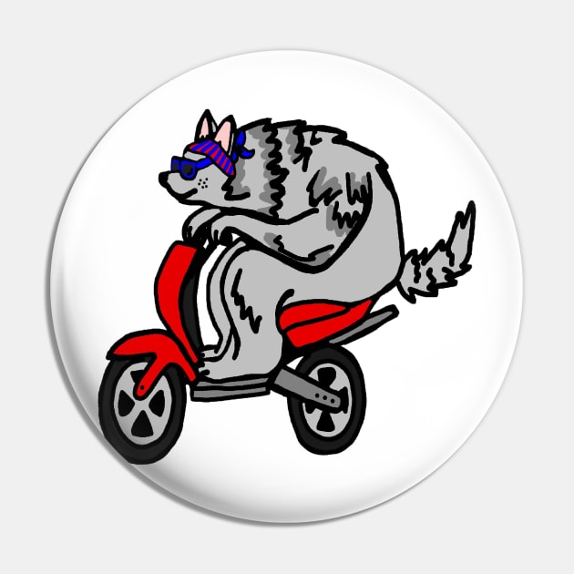 Cool Scooter wolf Pin by imphavok