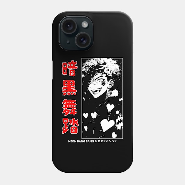 Gothic Punk Alternative Dark Anime Eboy Japanese Style Phone Case by Neon Bang Bang