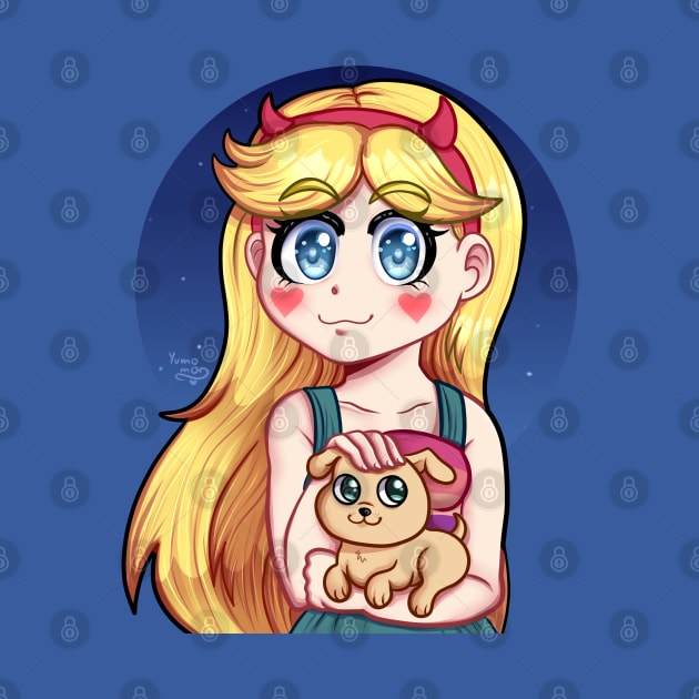 Star&Puppy by YumomoChan